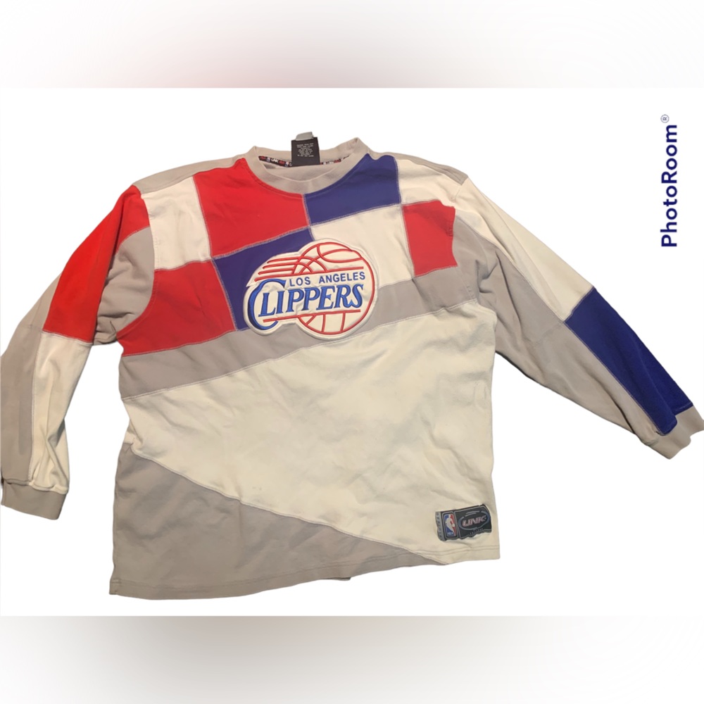 Vintage UNK LA Clippers Pull Over Sweatshirt 2XL - good condition